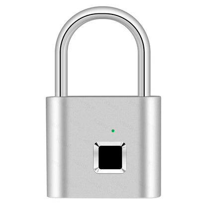 KERUI Fingerprint Lock Keyless USB Charging Smart Padlock Waterproof Door Lock 0.2sec Unlock Portable Anti-theft Padlock Zinc