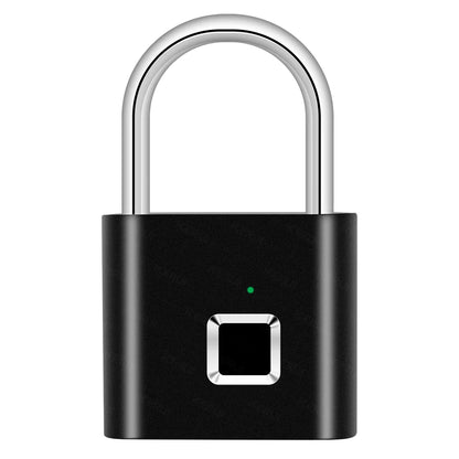 KERUI Fingerprint Lock Keyless USB Charging Smart Padlock Waterproof Door Lock 0.2sec Unlock Portable Anti-theft Padlock Zinc