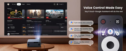 Wimius G1 4K Google TV Projectors Auto Foucs Wifi High Quality Full HD 1080P Home Cinema  Beam Smart Projector for Movie